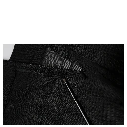 Black Nylon Leggings Stretch Pants