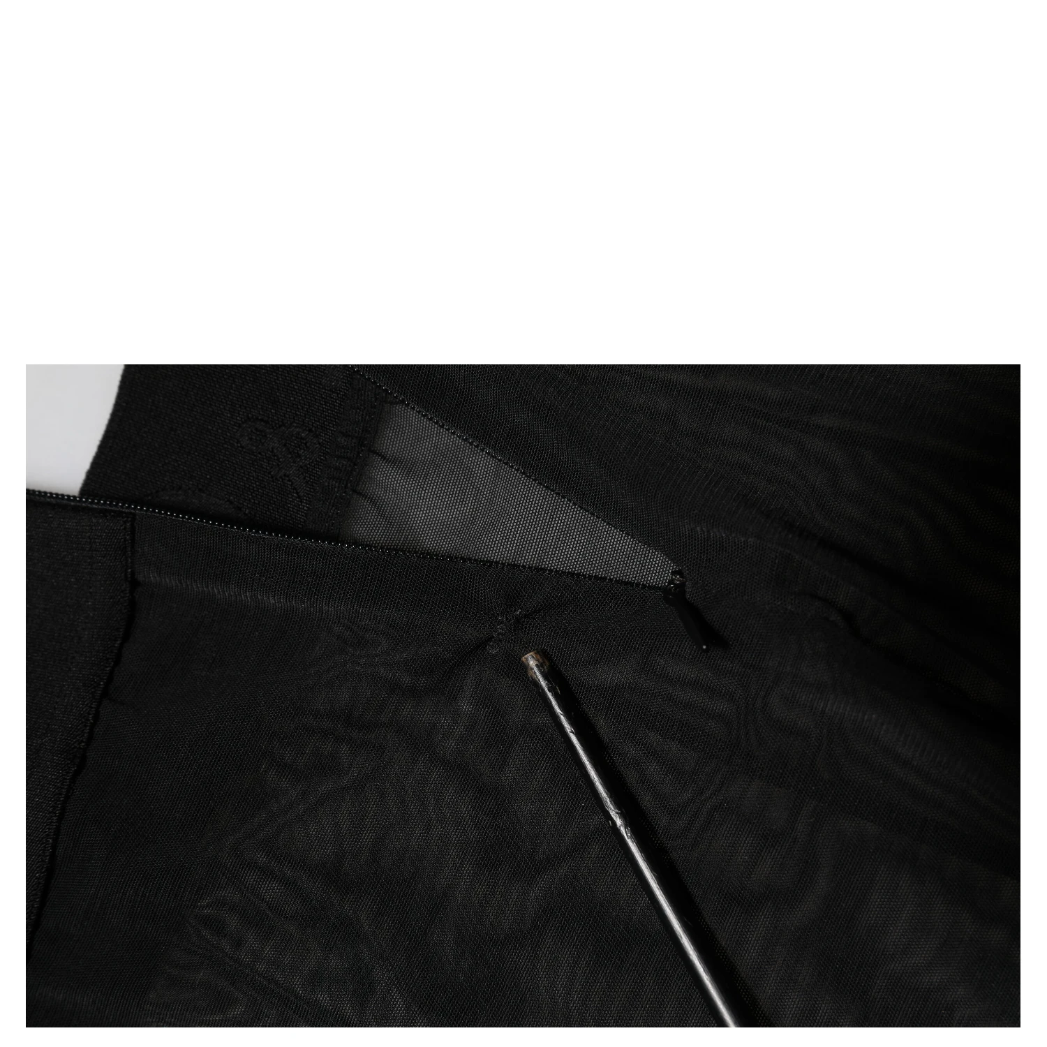 Black Nylon Leggings Stretch Pants