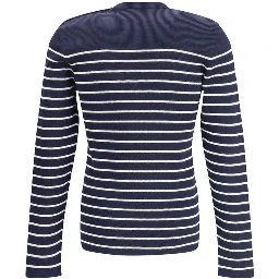 سويت شيرت من الصوف الأزرق