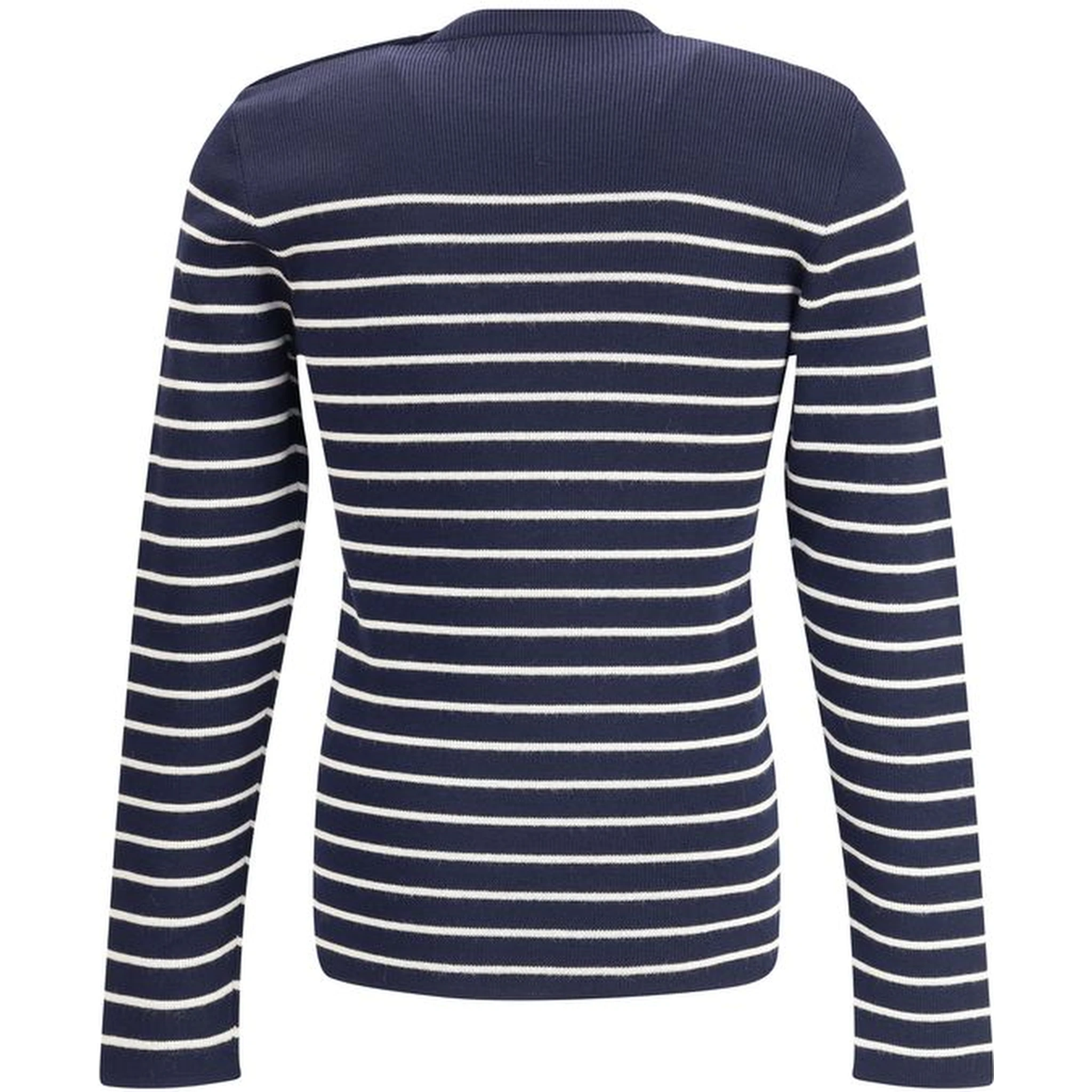 سويت شيرت من الصوف الأزرق