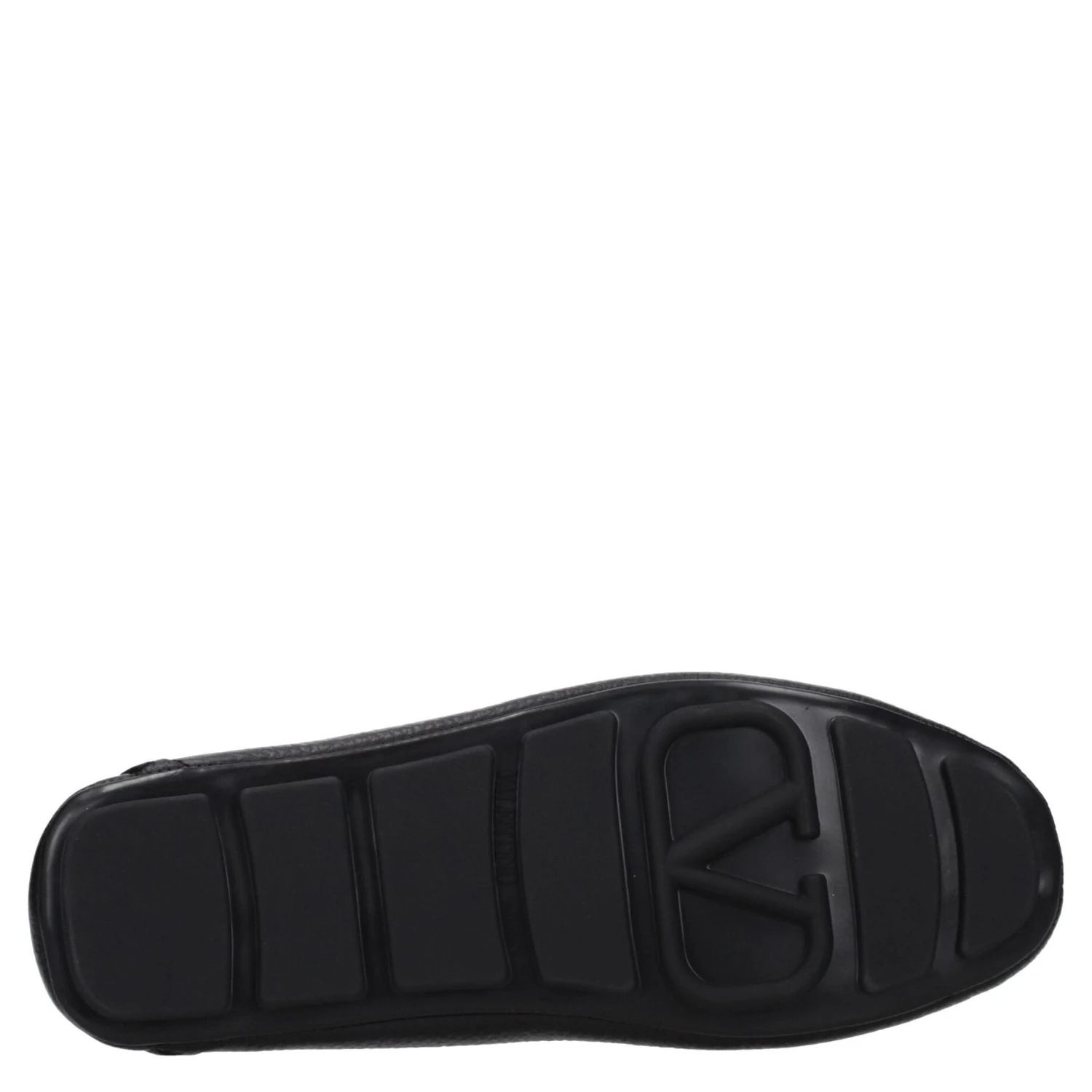 Black Leather Slip-On Loafers