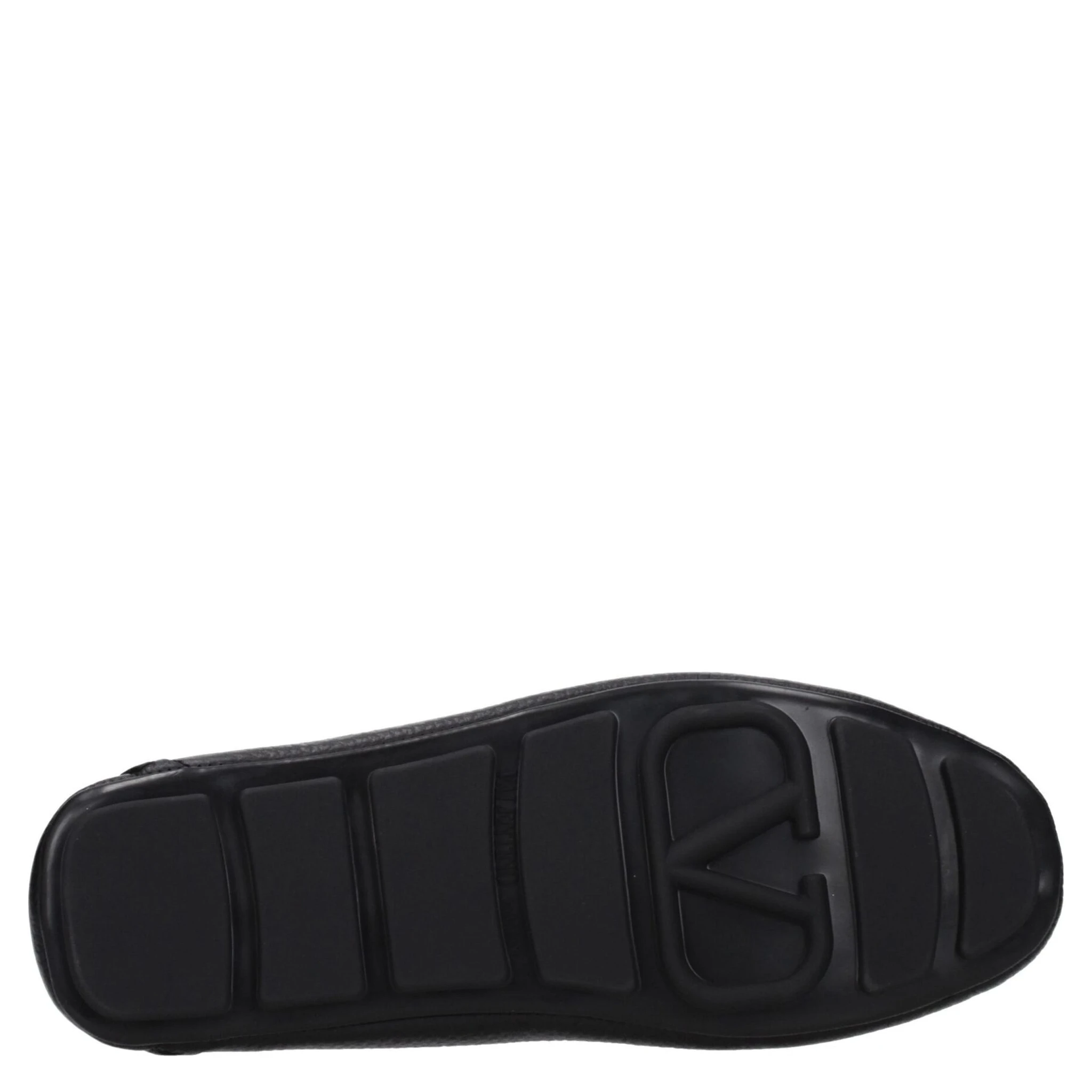 حذاء لوفر أسود من الجلد سهل الارتداء