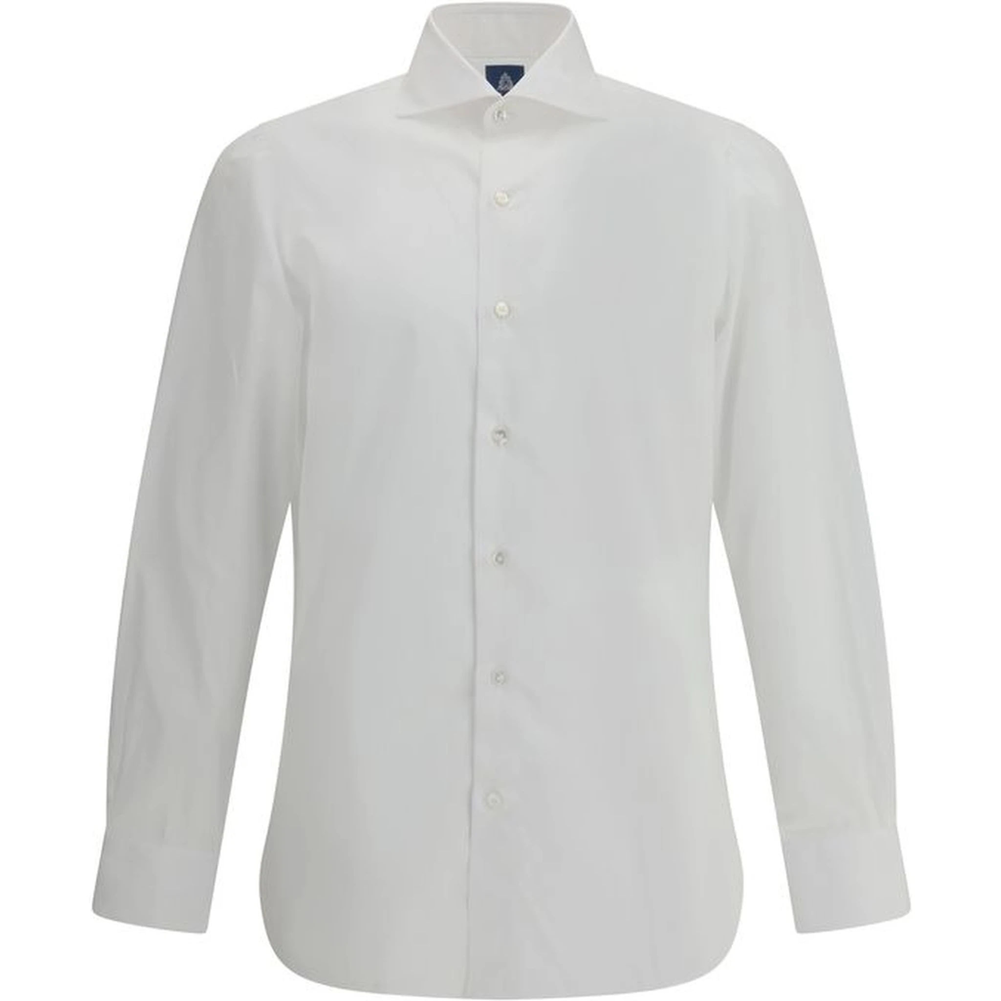 قميص أبيض من القطن