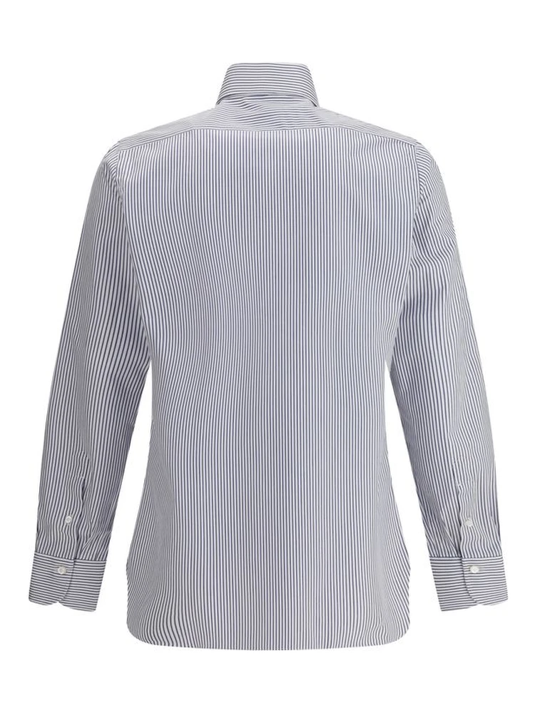 Blue Cotton Pattern Shirt alternative