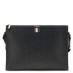 Black Calf Leather Bos Taurus Clutch Bag