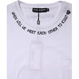 White Cotton Sleeveless Printed Tank T-shirt