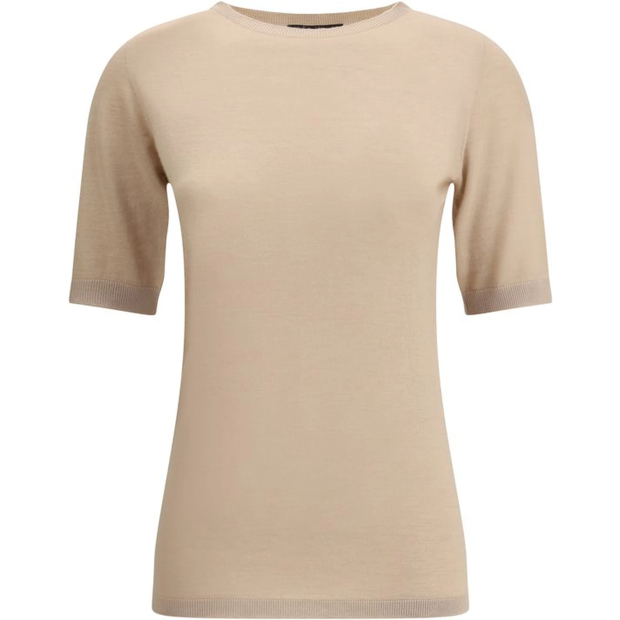 Beige Cashmere T-Shirt