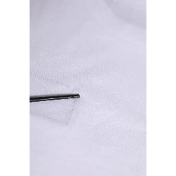 White Logo Crew Neck Short Sleeves T-shirt
