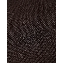 Brown Silk Crew Neck Short Sleeves T-shirt