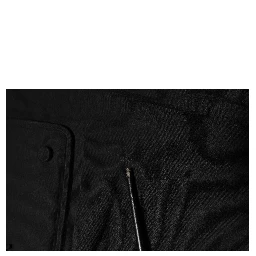 Black Embossed Logo Cotton Crew Neck T-shirt