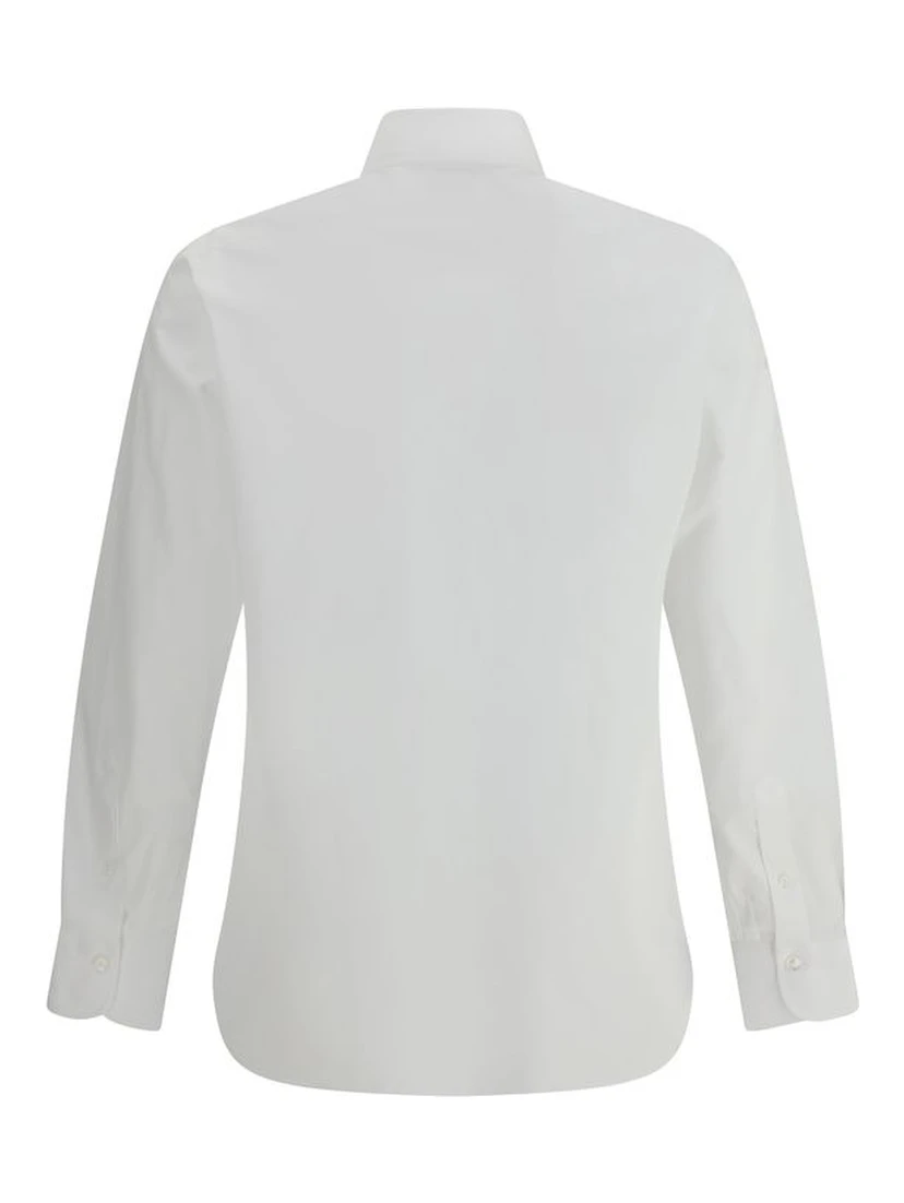 White Cotton Dress Shirt