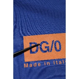 Blue Logo Graphic Cotton Crew Neck T-shirt