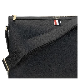 Black Calf Leather Bos Taurus Clutch Bag