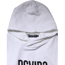 White DG Vib3 Hooded Men Sweatshirt Sweater