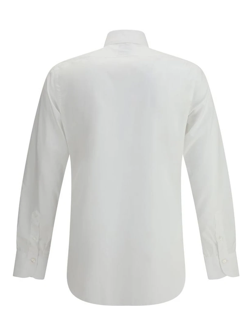White Cotton Dress Shirt