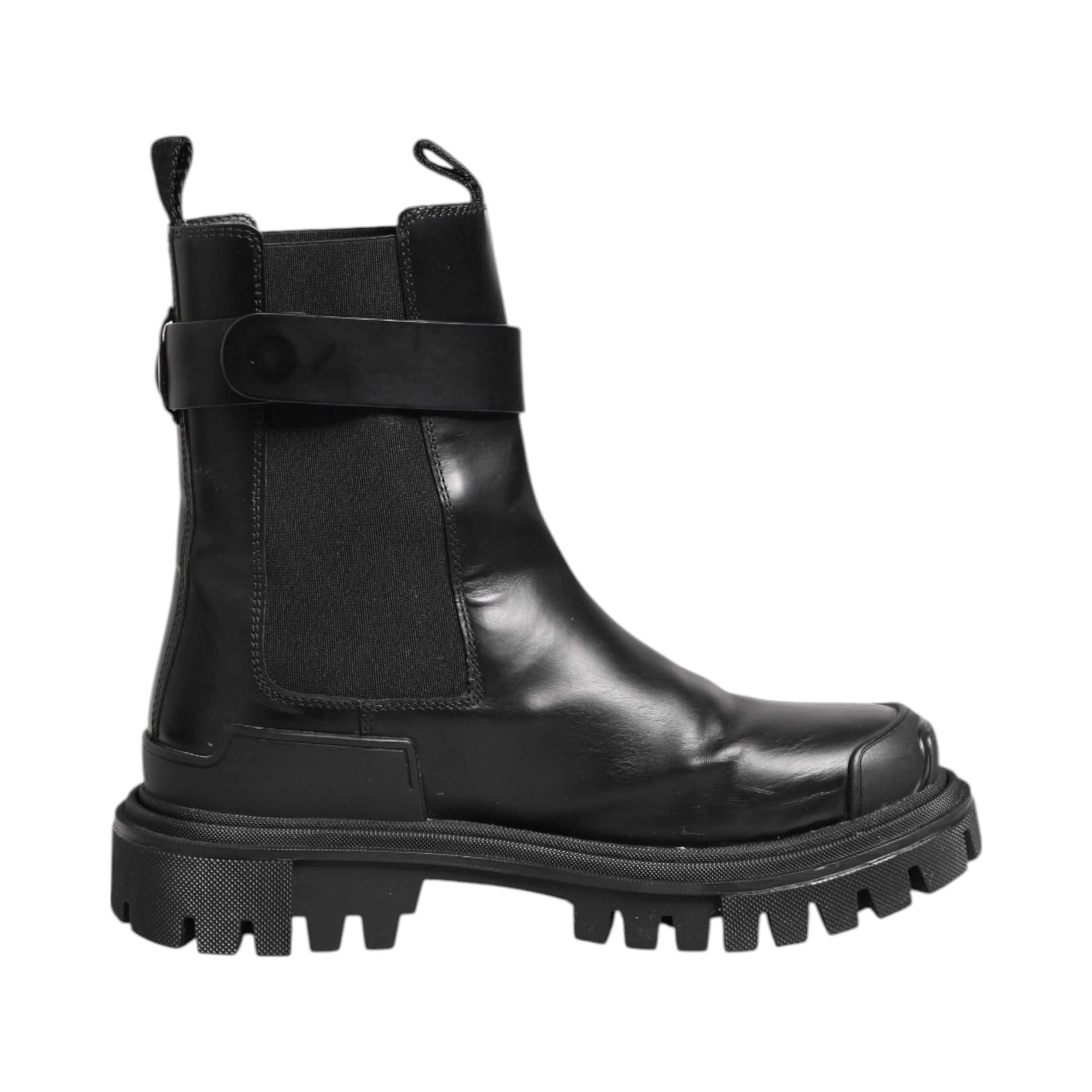 Black Gold DG Logo Trekking Calf Boots Shoes