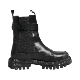 Black Gold DG Logo Trekking Calf Boots Shoes
