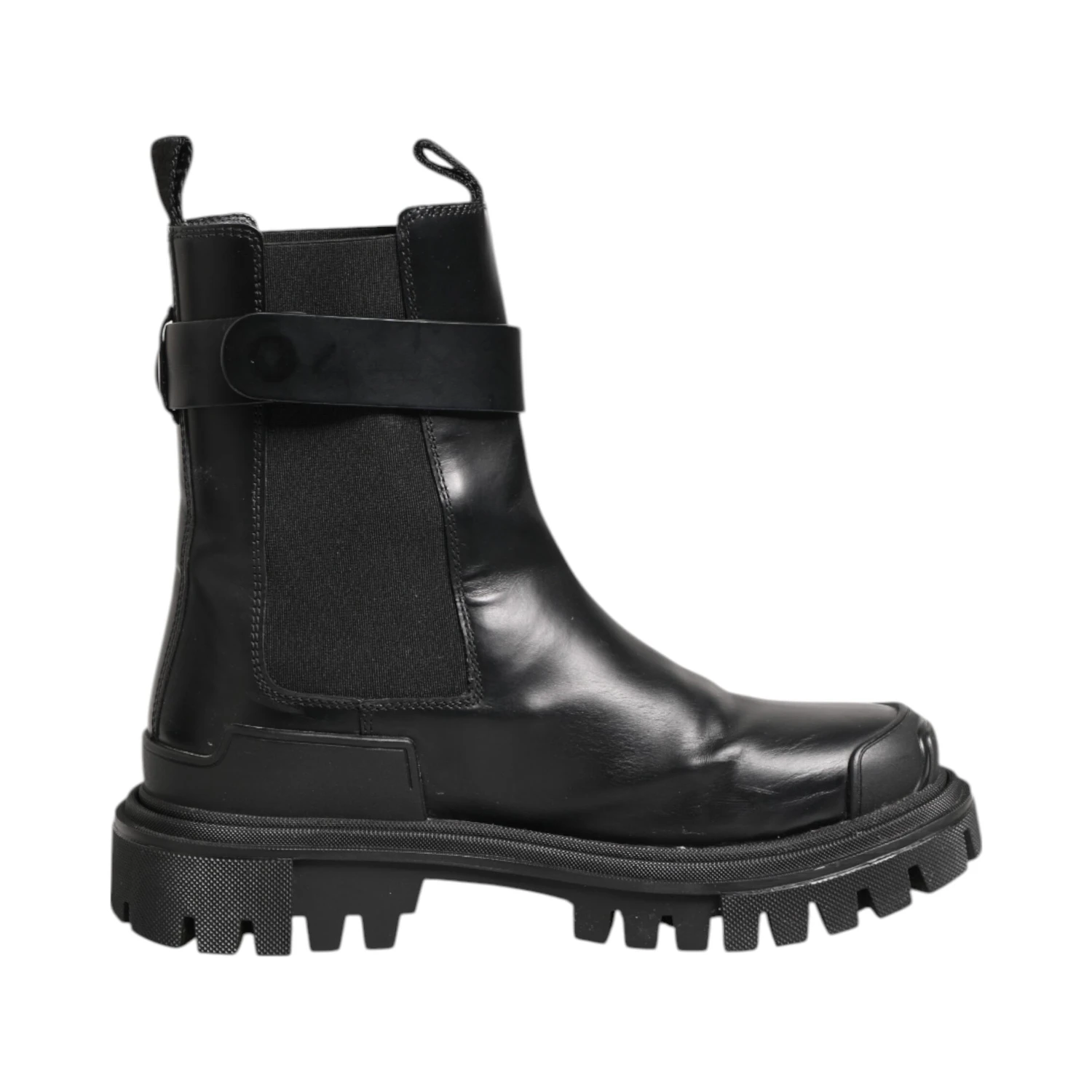 Black Gold DG Logo Trekking Calf Boots Shoes