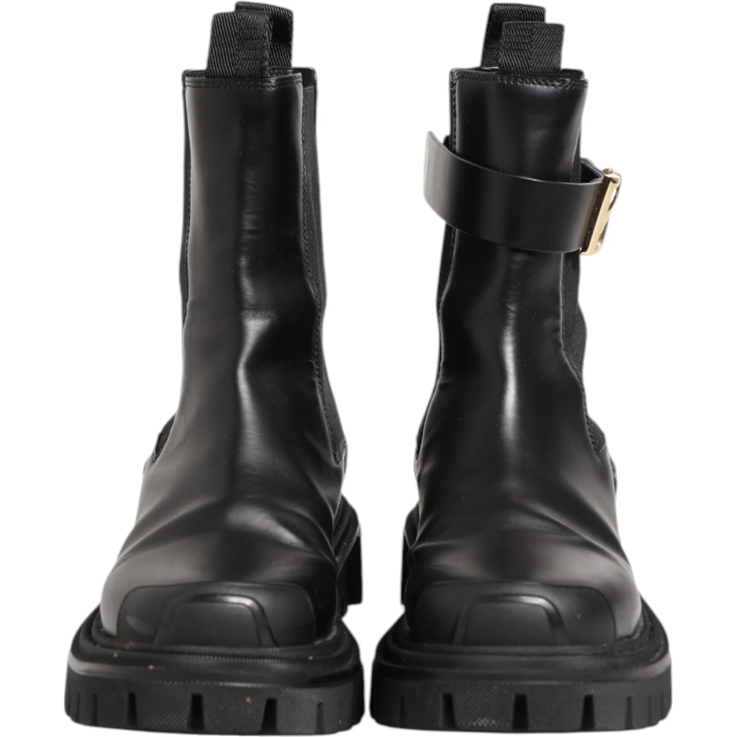 Black Gold DG Logo Trekking Calf Boots Shoes