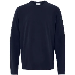 Blue Cotton Long Dress