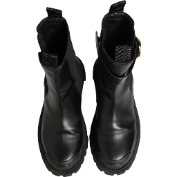 Black Gold DG Logo Trekking Calf Boots Shoes