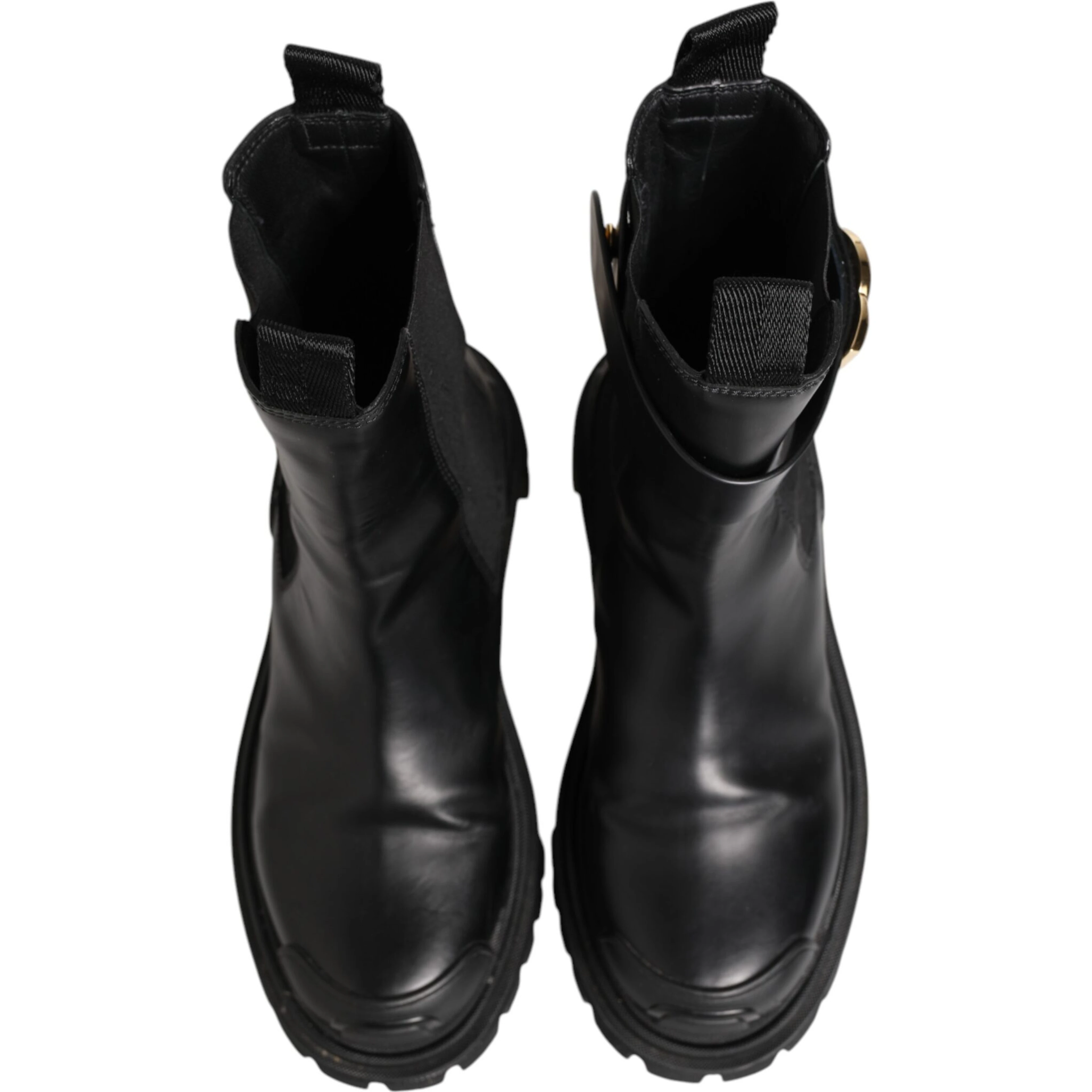 Black Gold DG Logo Trekking Calf Boots Shoes