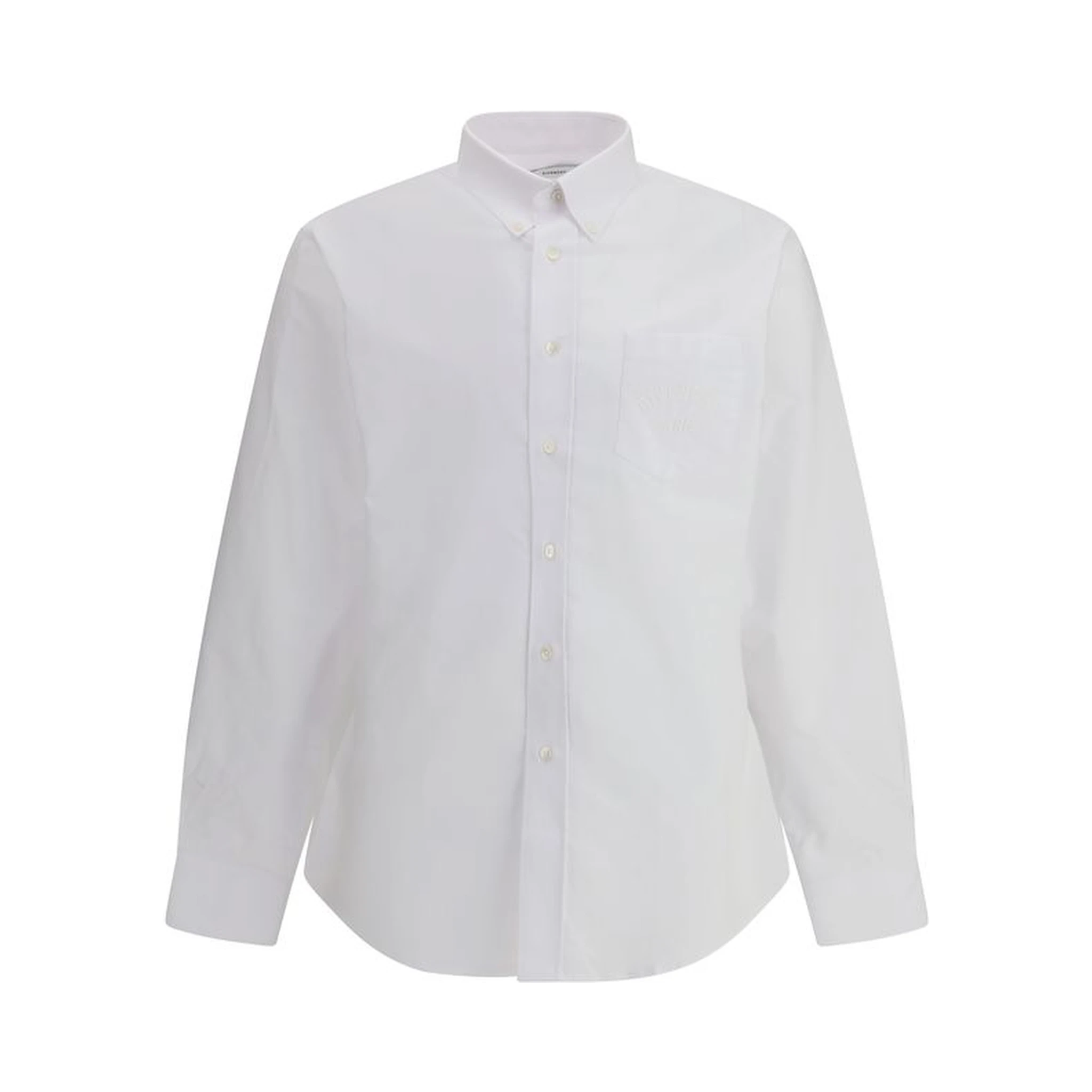 White Cotton Dress Shirt