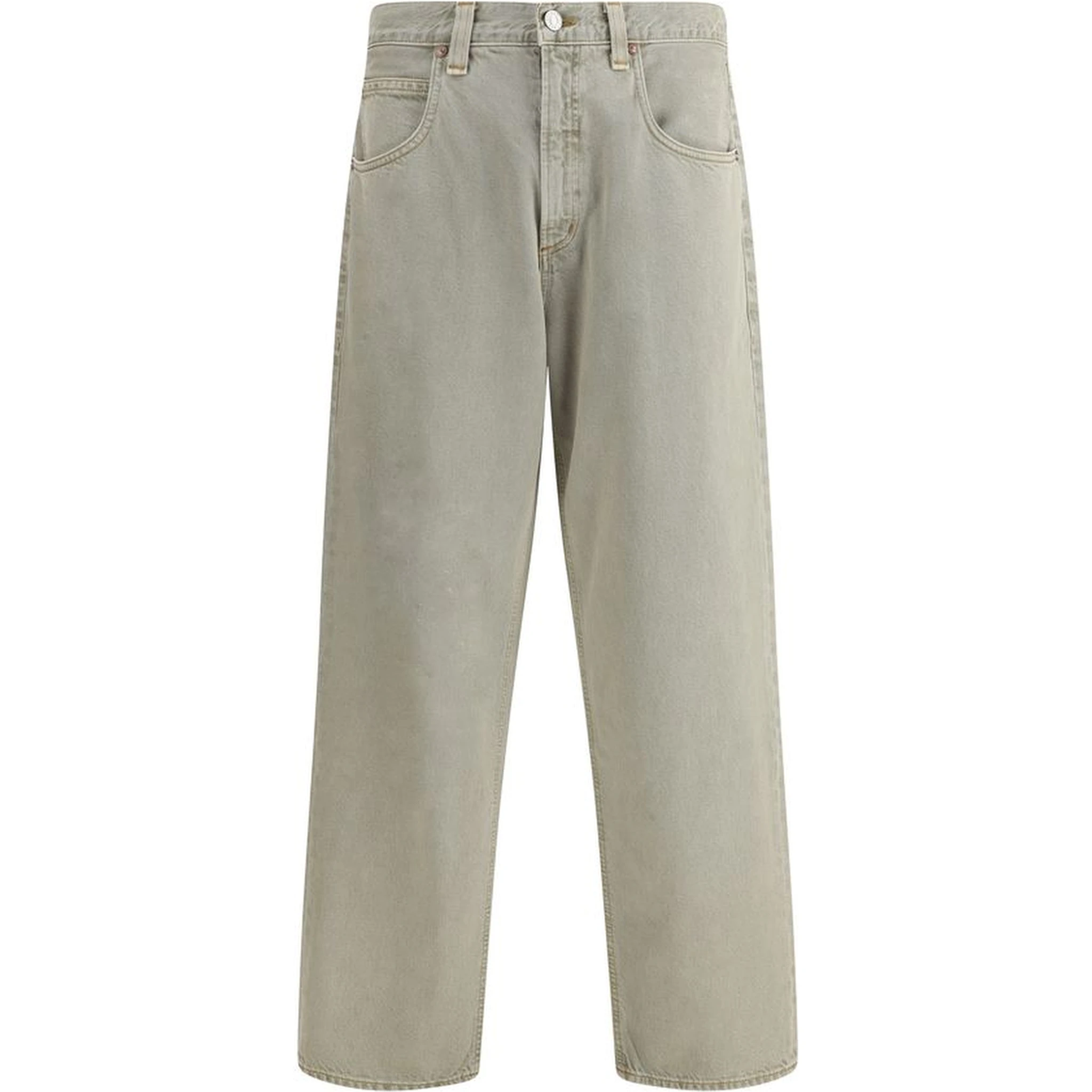 Gray Cotton Jeans Denim