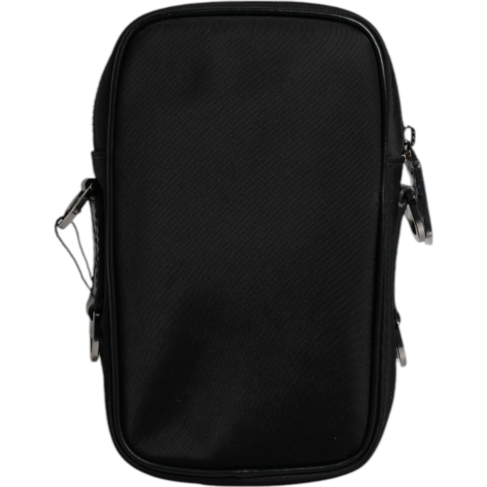 Multicolor Leopard Jacquard Logo Plaque Neck Strap Bag