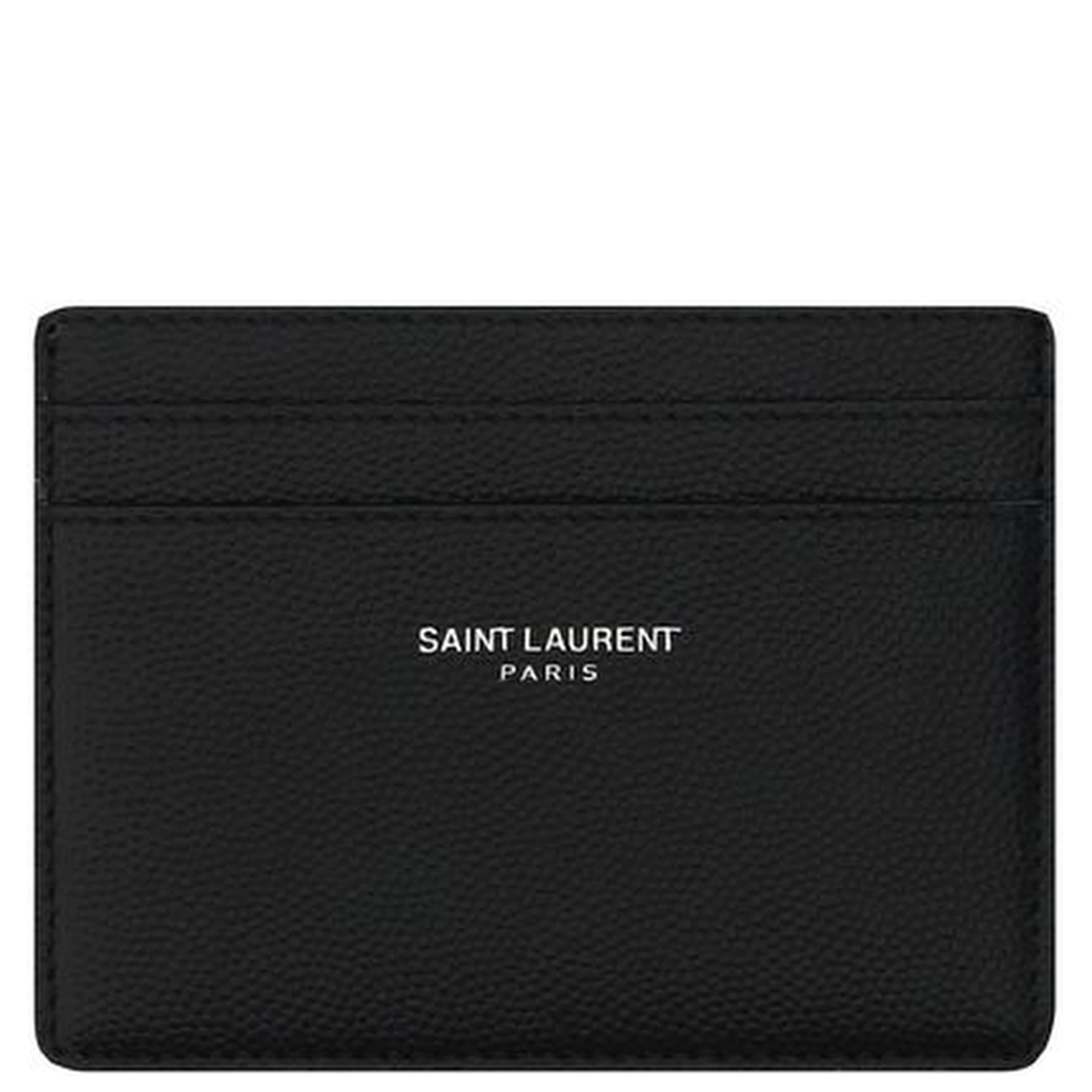 محفظة بوس توروس من جلد العجل الأسود