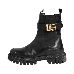 Black Gold DG Logo Trekking Calf Boots Shoes