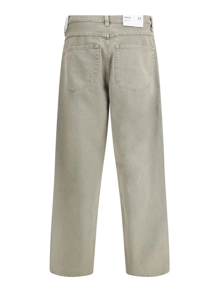 Gray Cotton Jeans Denim alternative