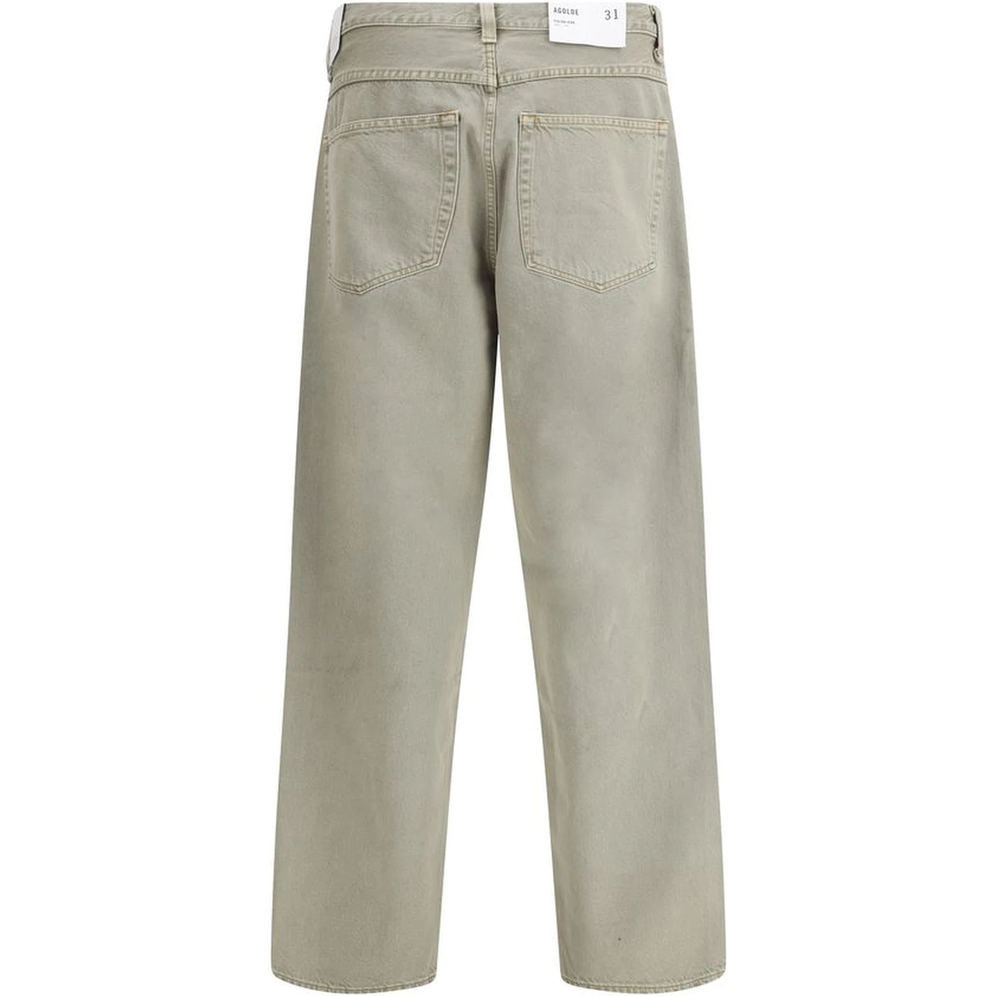 Gray Cotton Jeans Denim