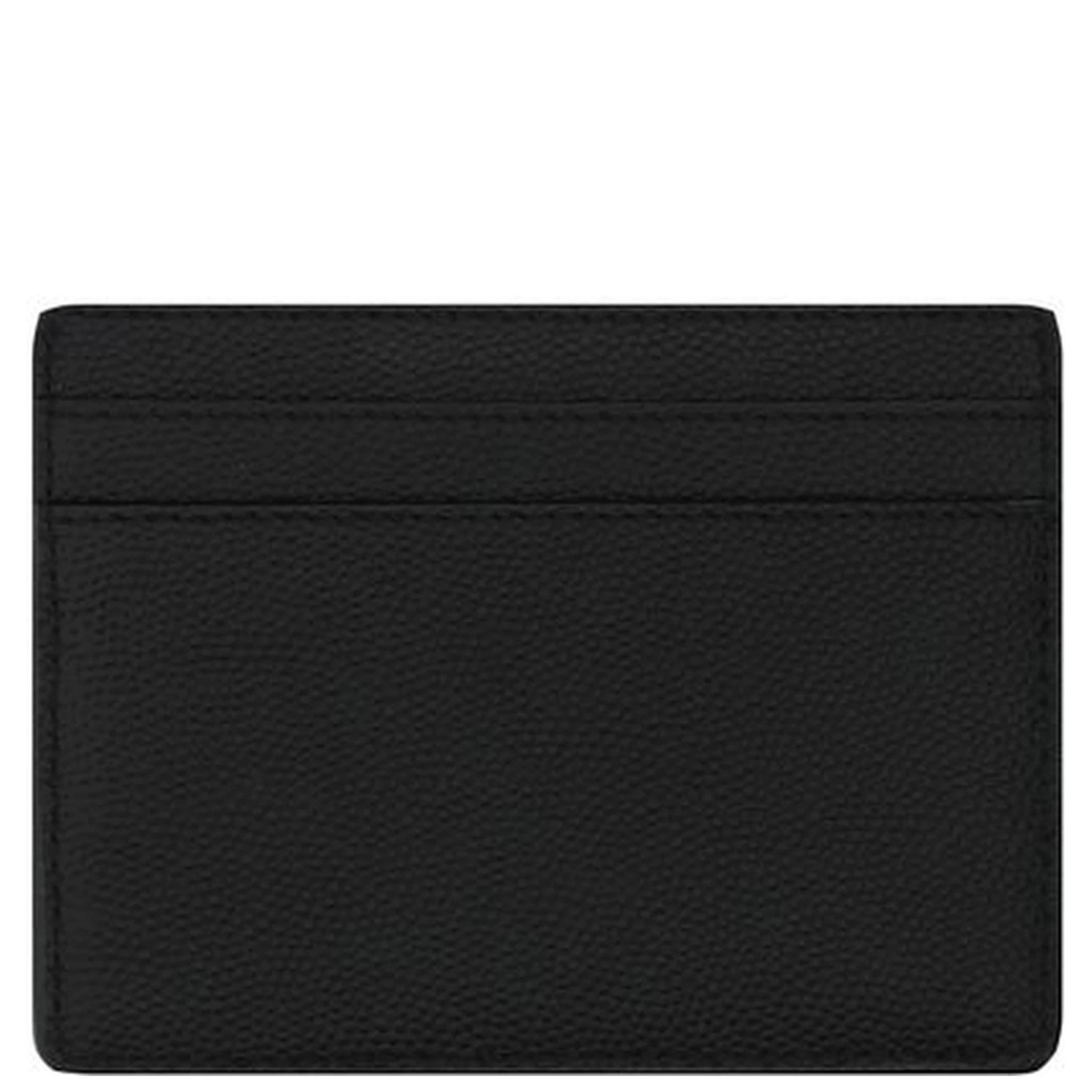 محفظة بوس توروس من جلد العجل الأسود