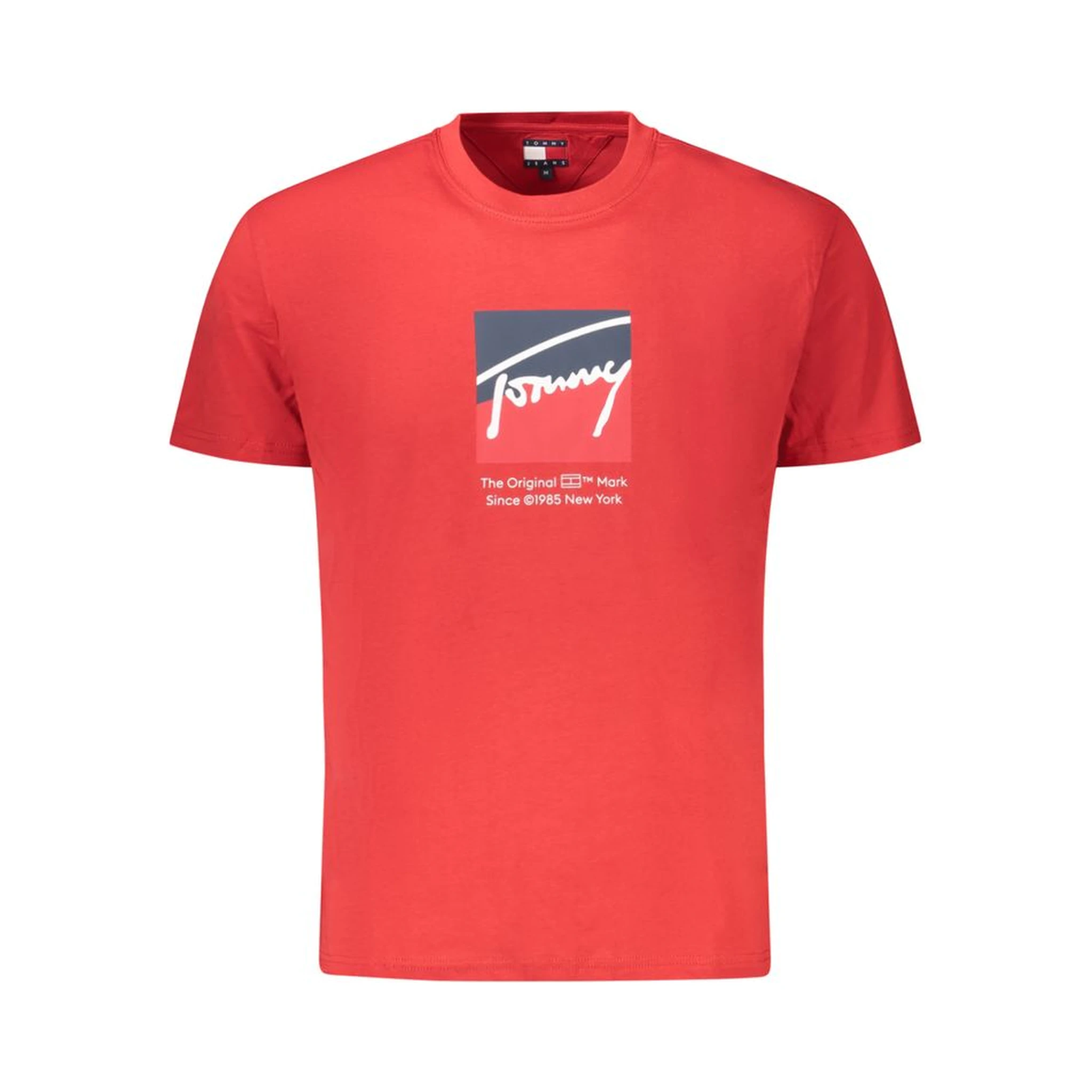 Red Cotton Men T-Shirt