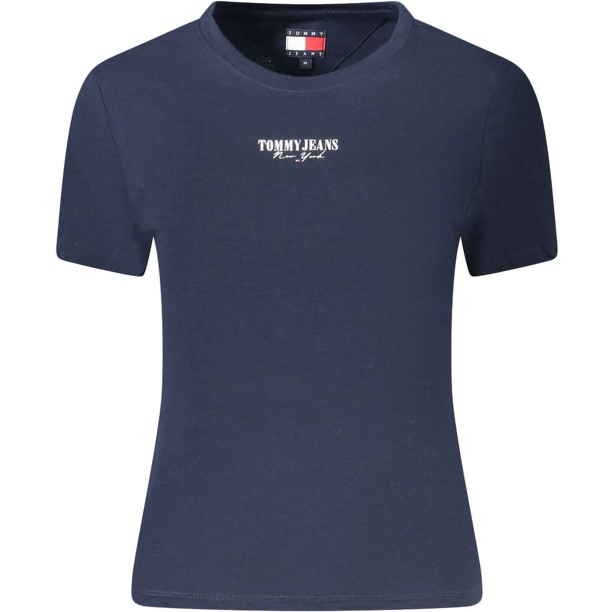 Blue Cotton Women T-Shirt