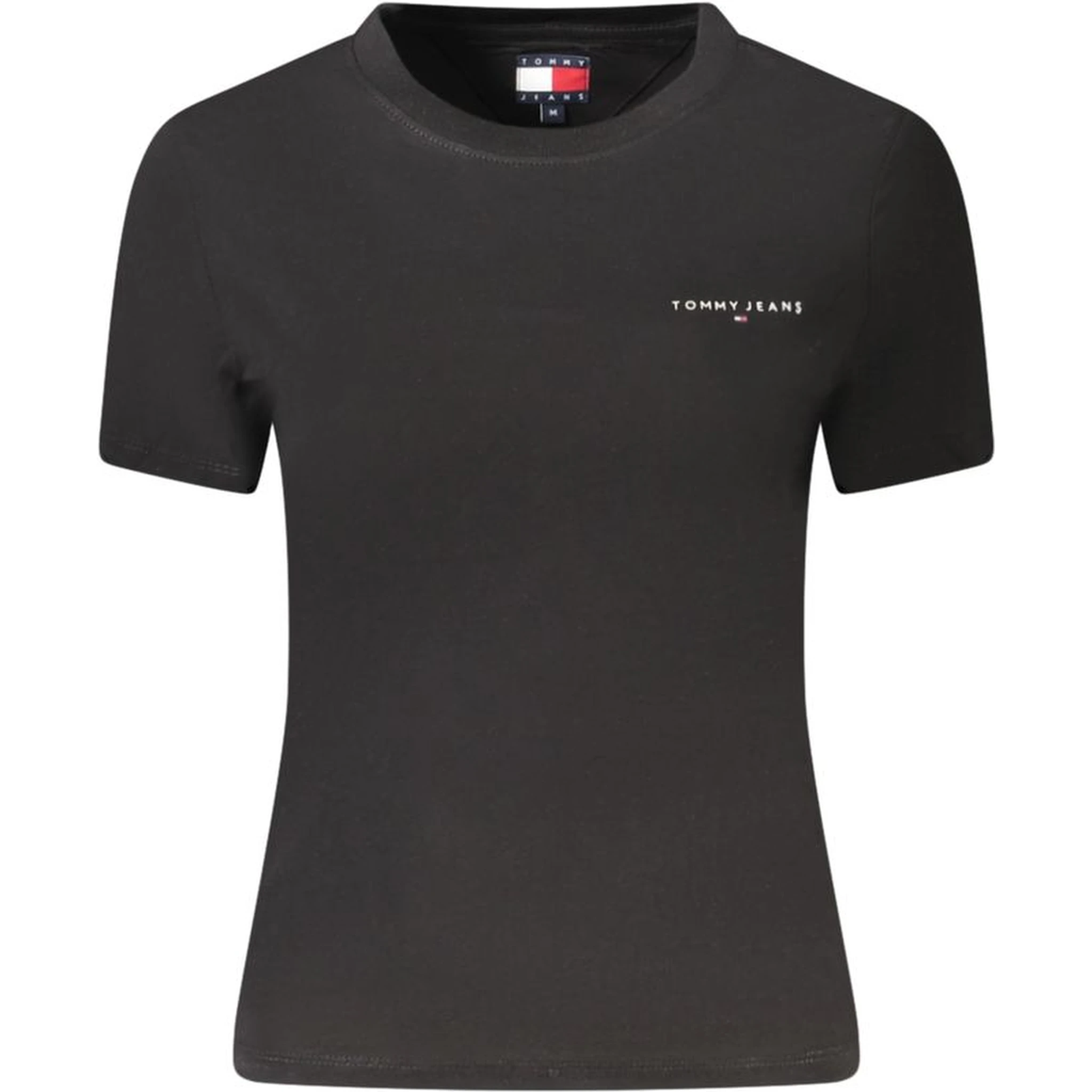 Black Cotton Women T-Shirt