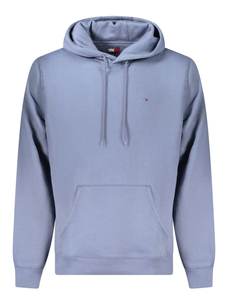 Blue Cotton Men Sweater