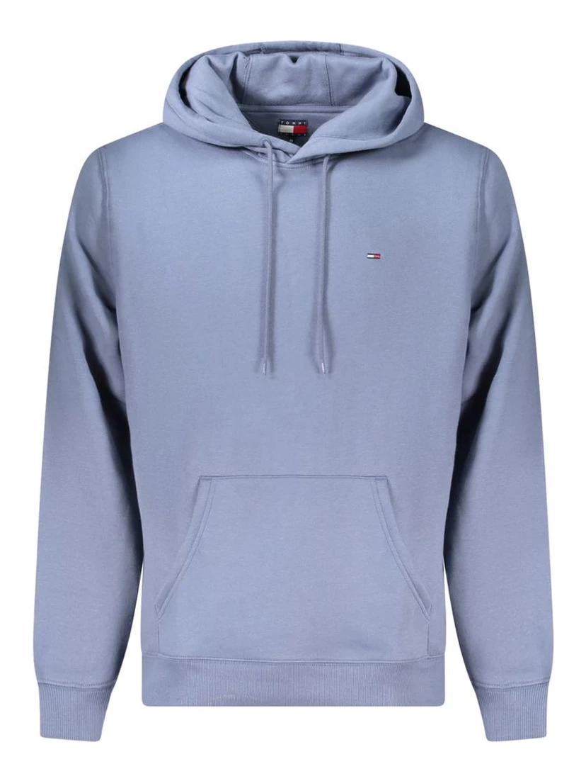 Blue Cotton Men Sweater