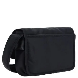 Black Polyamide Shoulder Bag