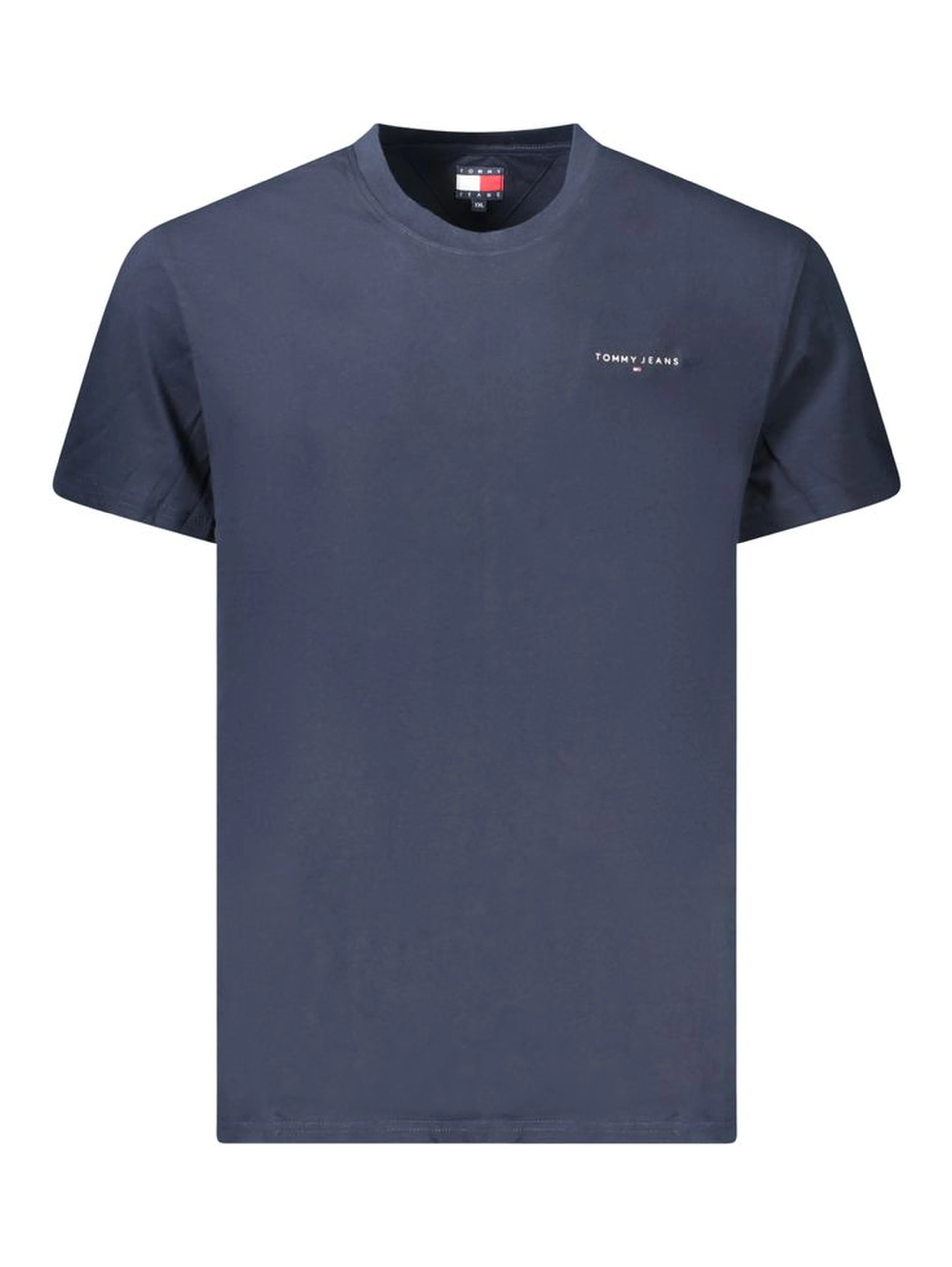 Blue Cotton Men T-Shirt