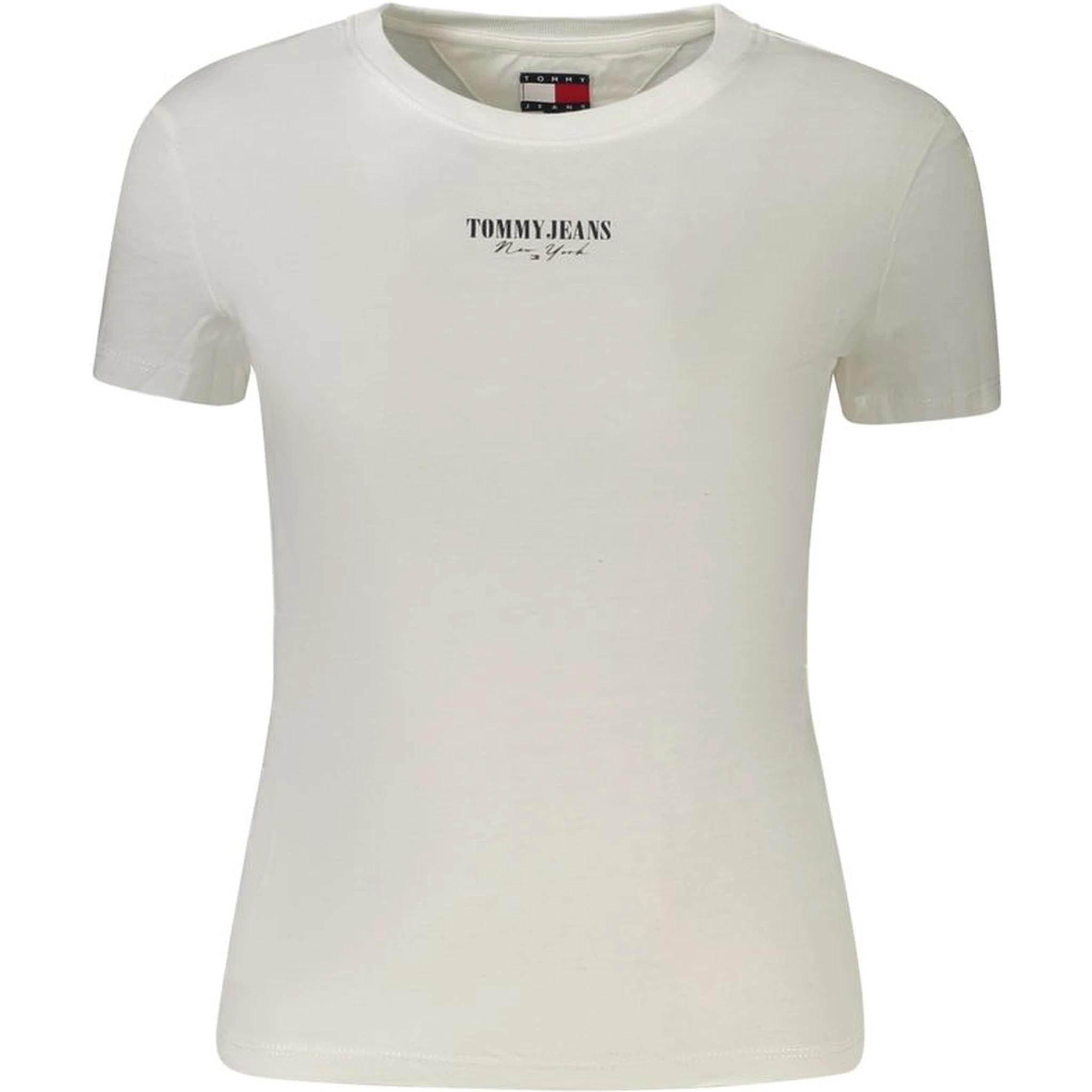 White Cotton Women T-Shirt