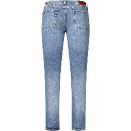Blue Cotton Men's Slim Jeans