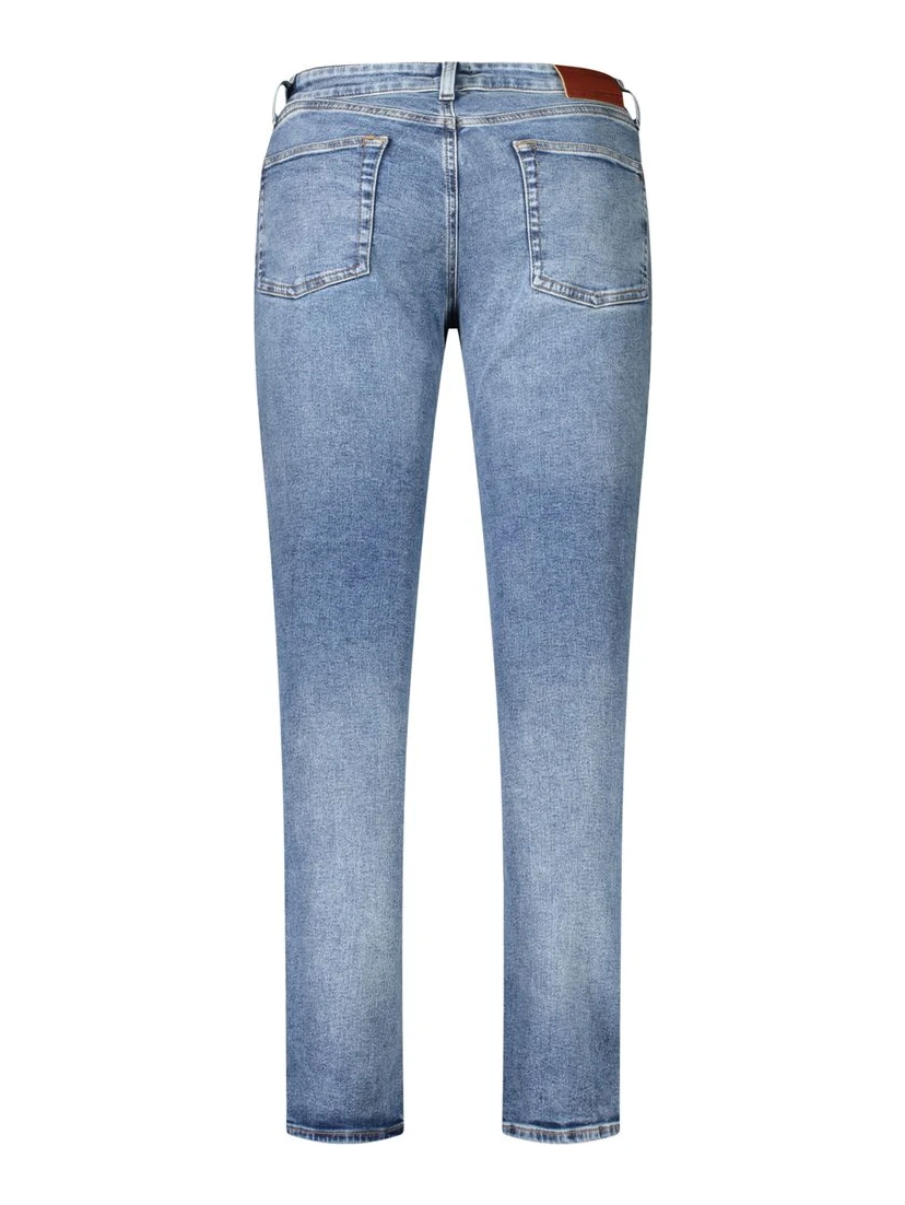 Blue Cotton Men's Slim Jeans