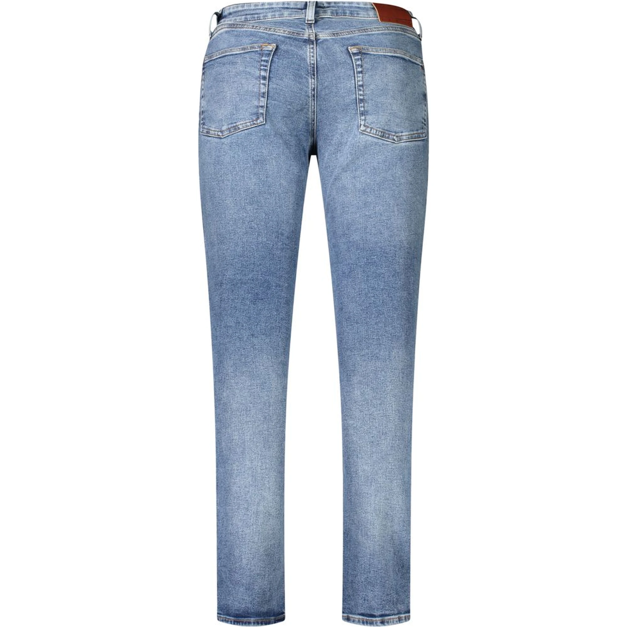 Blue Cotton Men's Slim Jeans