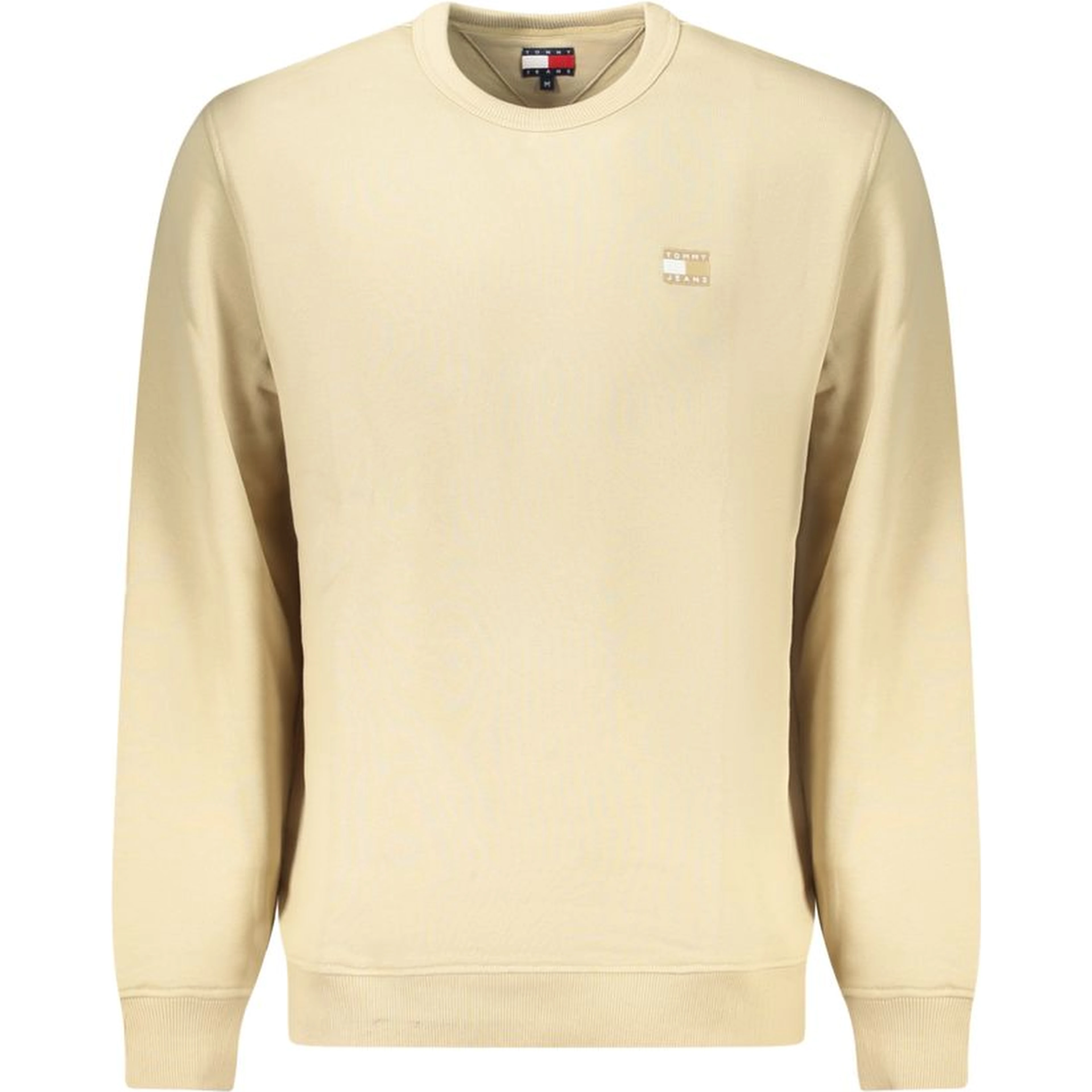 Beige Cotton Men Sweater