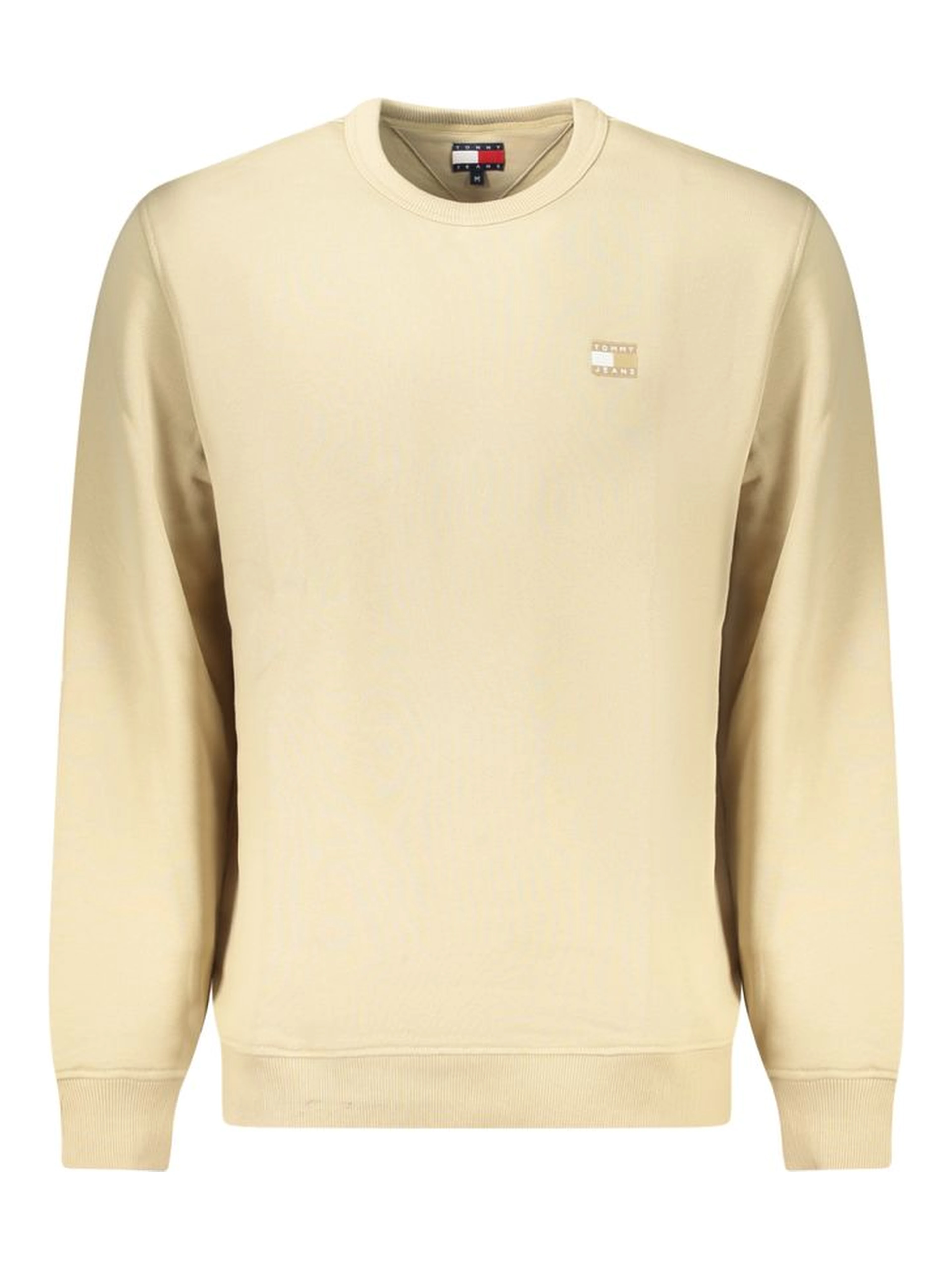 Beige Cotton Men Sweater