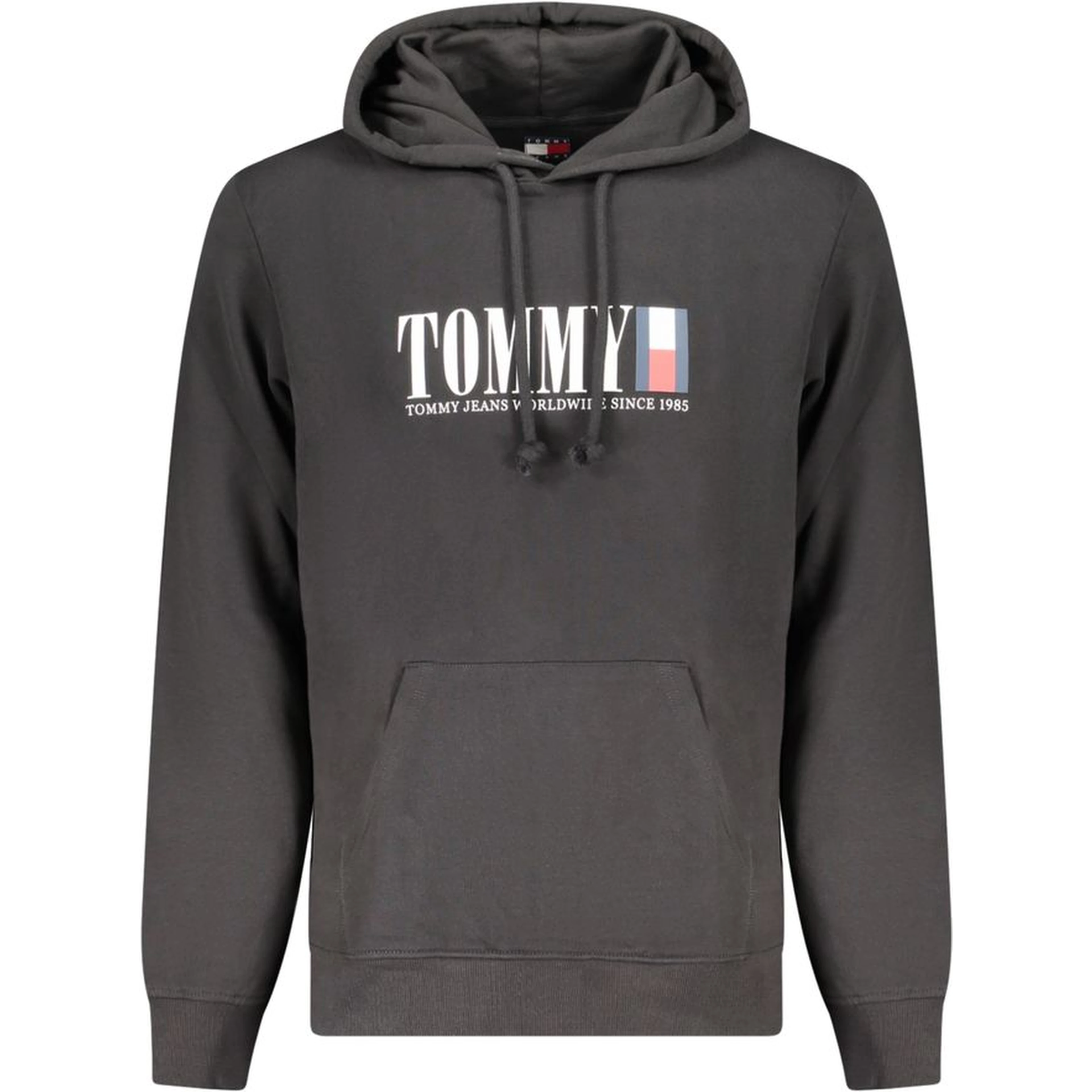 Black Cotton Men Sweater