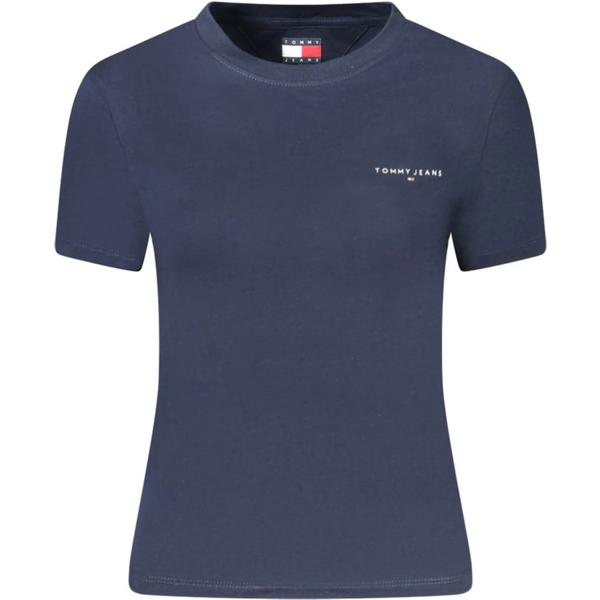Blue Cotton Women T-Shirt