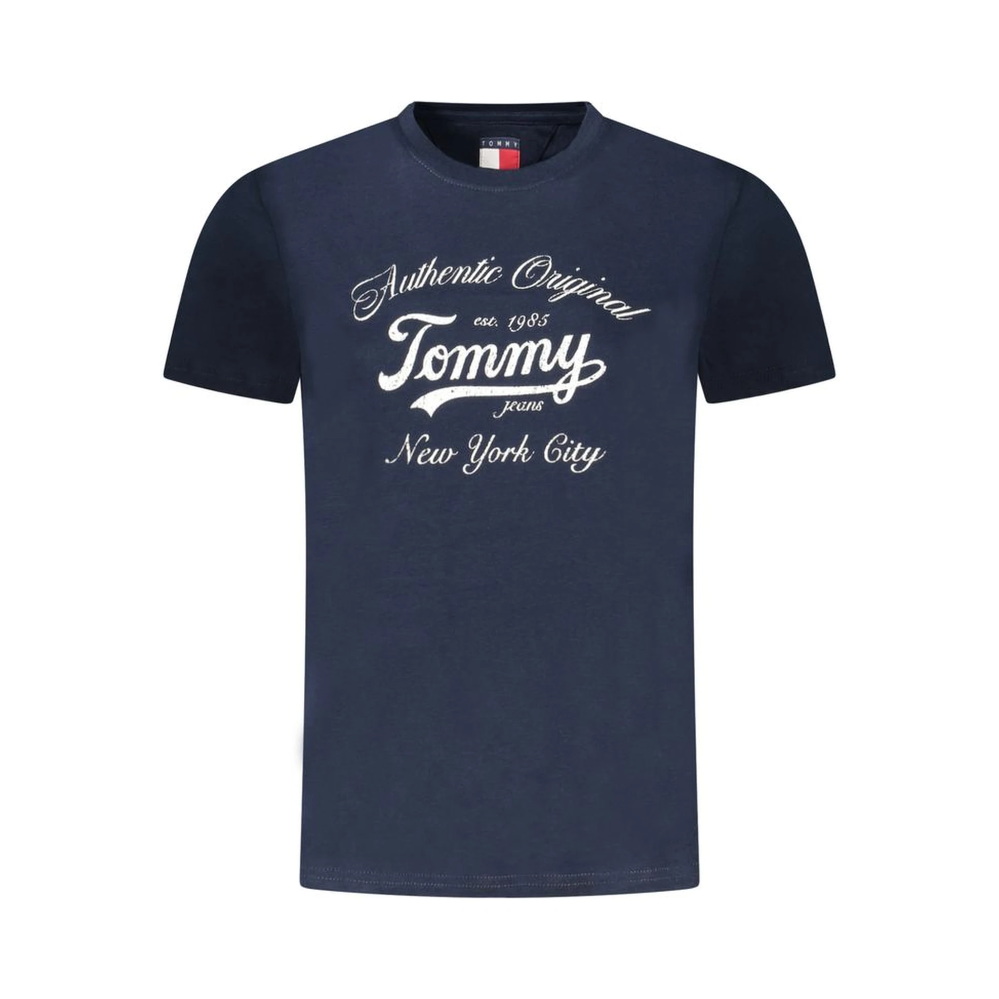 Blue Cotton Women T-Shirt